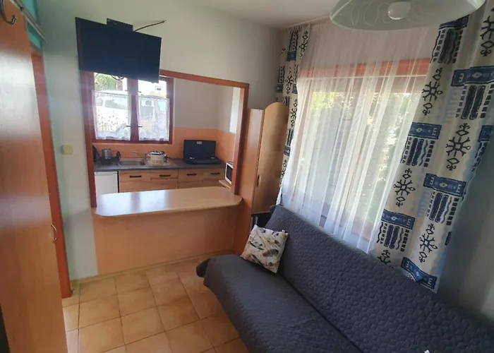 بيت خشبي Letniskowe Zacisze W Cetniewie
